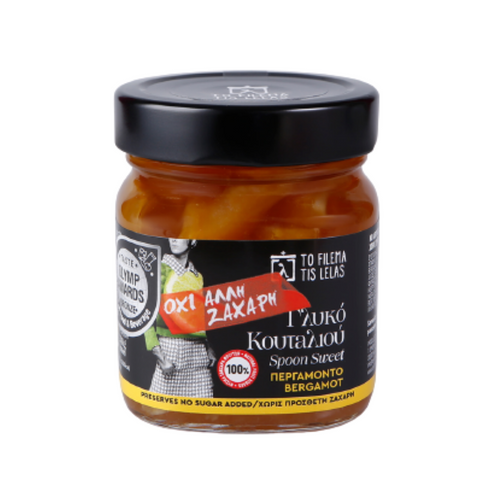 bergamotes be cukraus, desertas su bergamote